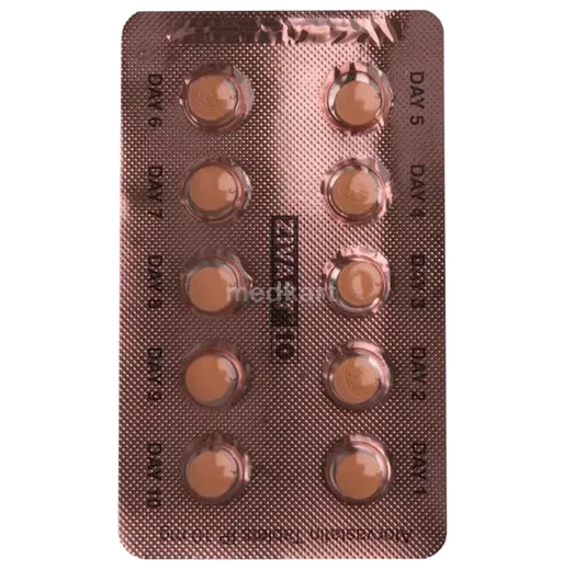 zivast 10mg tablet 10's